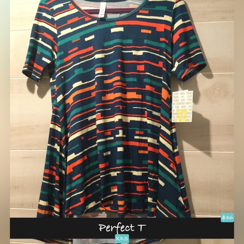 NWT LuLaRoe Perfect Tee XXS